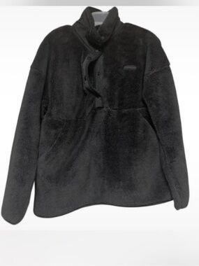 Spyder Women's Black Plush Fleece Pullover Hoodie